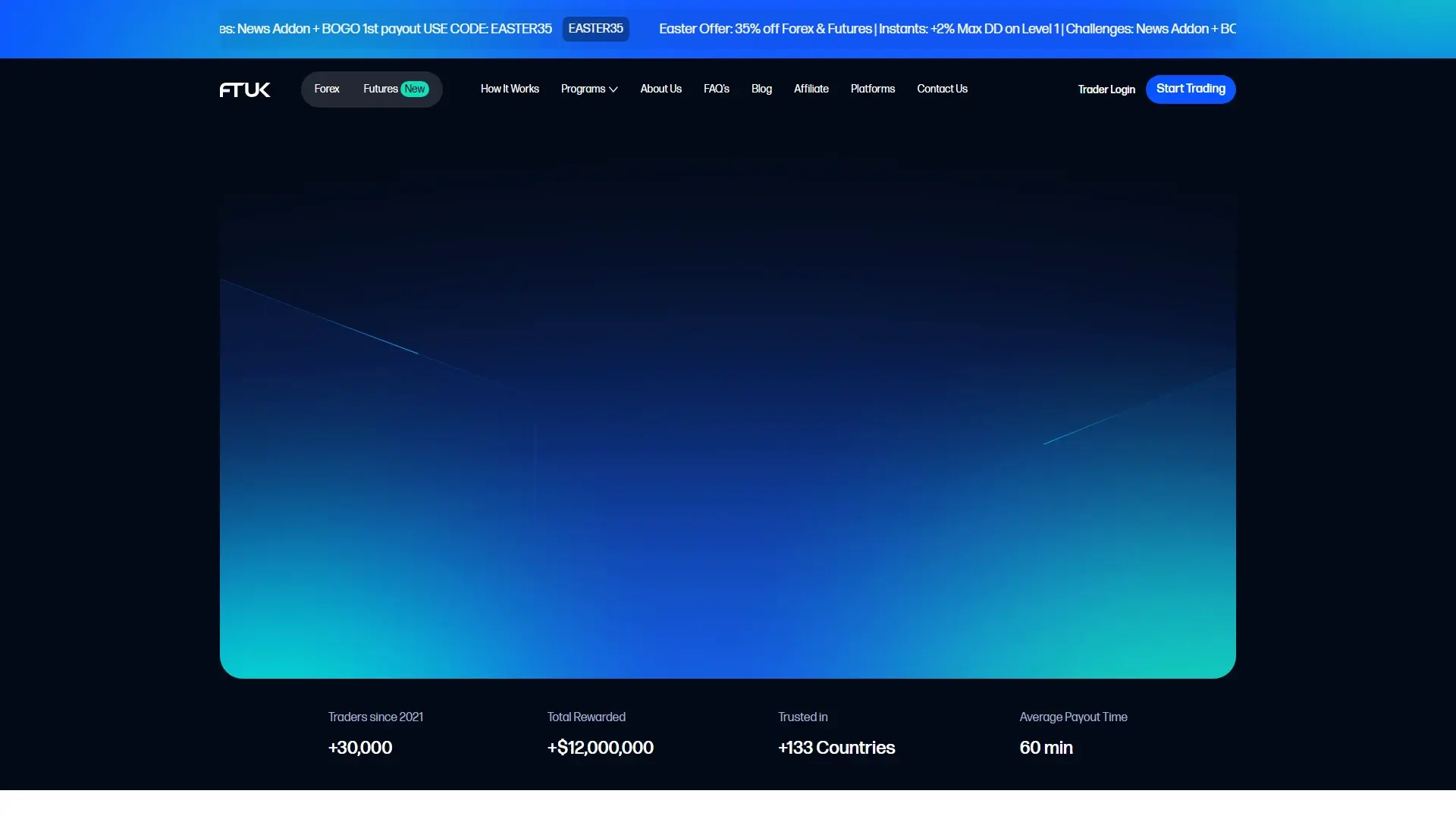 FTUK homepage screenshot