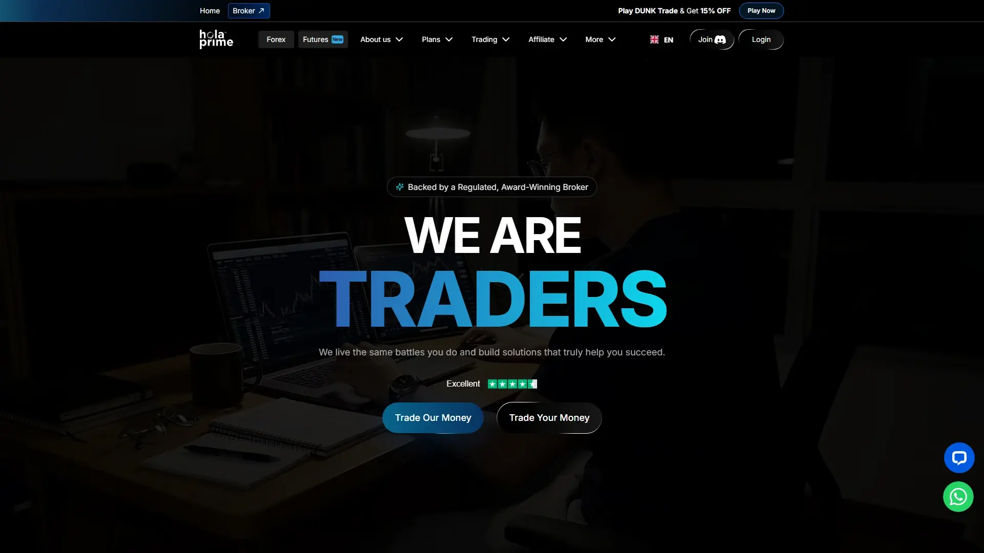 Hola Prime homepage screenshot